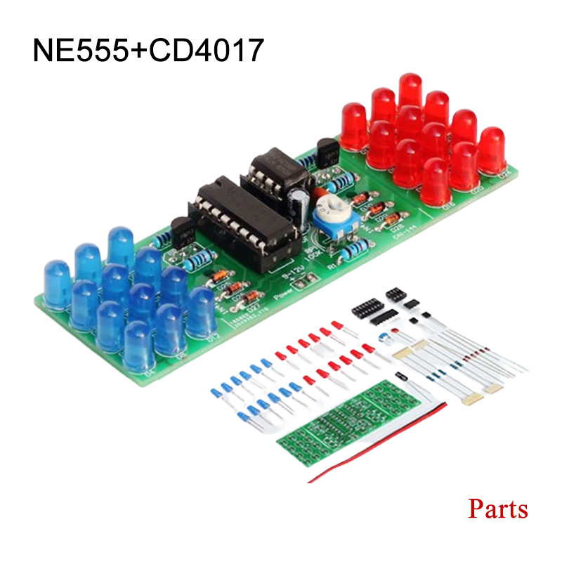 Diy Electronics Gifts - IC LED 빨간색 파란색 이중 색상