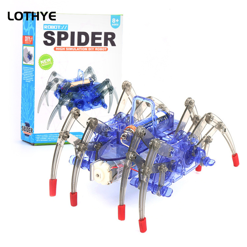 Diy Electronics Gifts - DIY 전기 거미 로봇 퍼즐 장난감