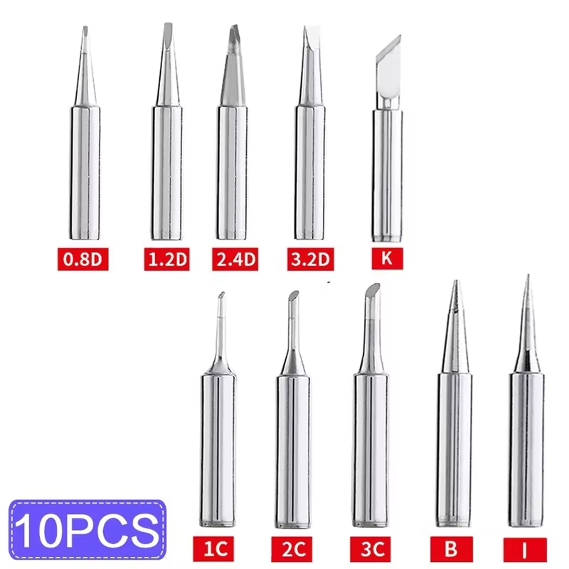 Diy Electronics Tools - 5Pcs/10Pcs 900M-T 납땜 인두 팁 전기
