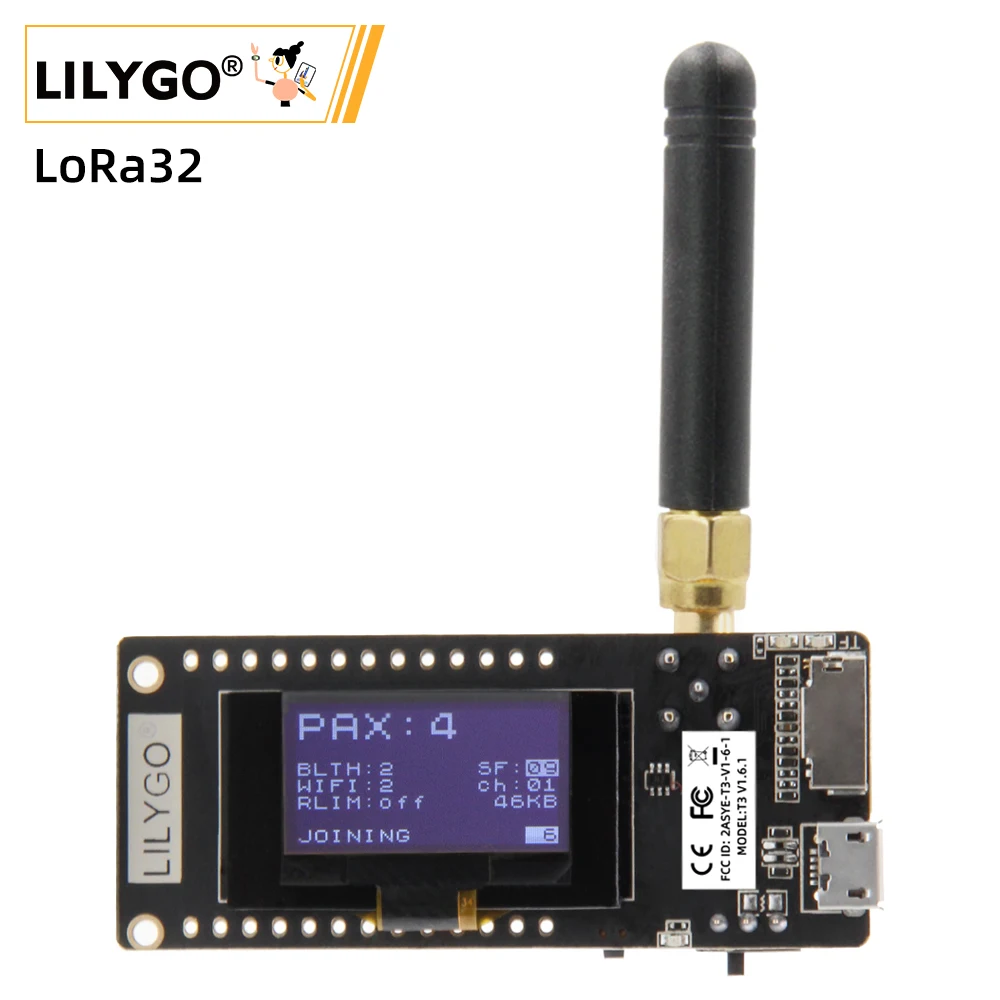 Oled Display Module - 릴리고 ® TTGO LoRa32 V2.1_1.6 버전