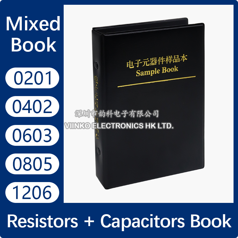 Capacitor Kit Assortment - 커패시터 저항기 혼합 도서 0201 0402