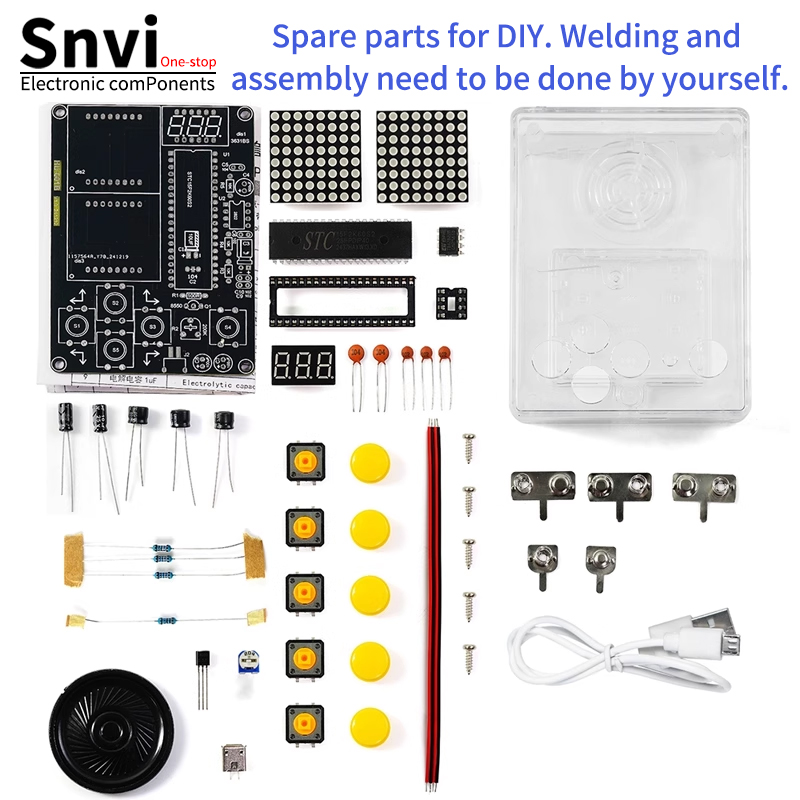 Diy Box Electronics Mall - Snvi DIY 픽셀 게임 콘솔 키트