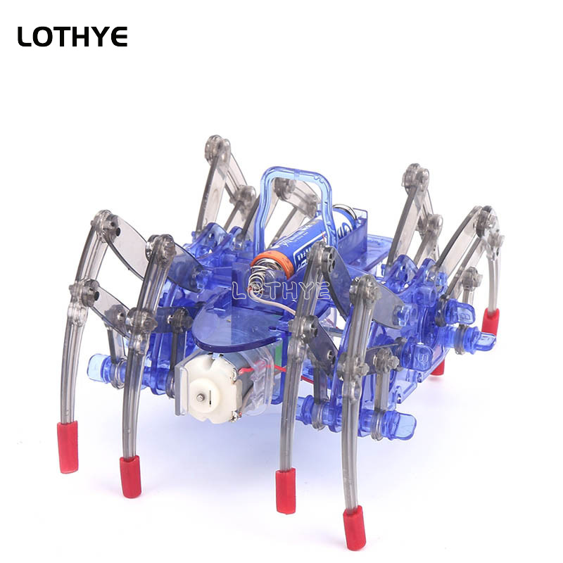 DIY 전기 거미 로봇 퍼즐 장난감 전기 크롤링 동물  - Diy Electronics Gifts 리뷰 및 가격