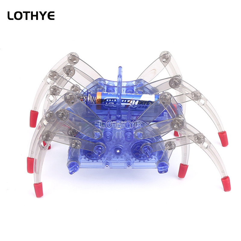 DIY 전기 거미 로봇 퍼즐 장난감 전기 크롤링 동물  - Diy Electronics Gifts 리뷰 및 가격