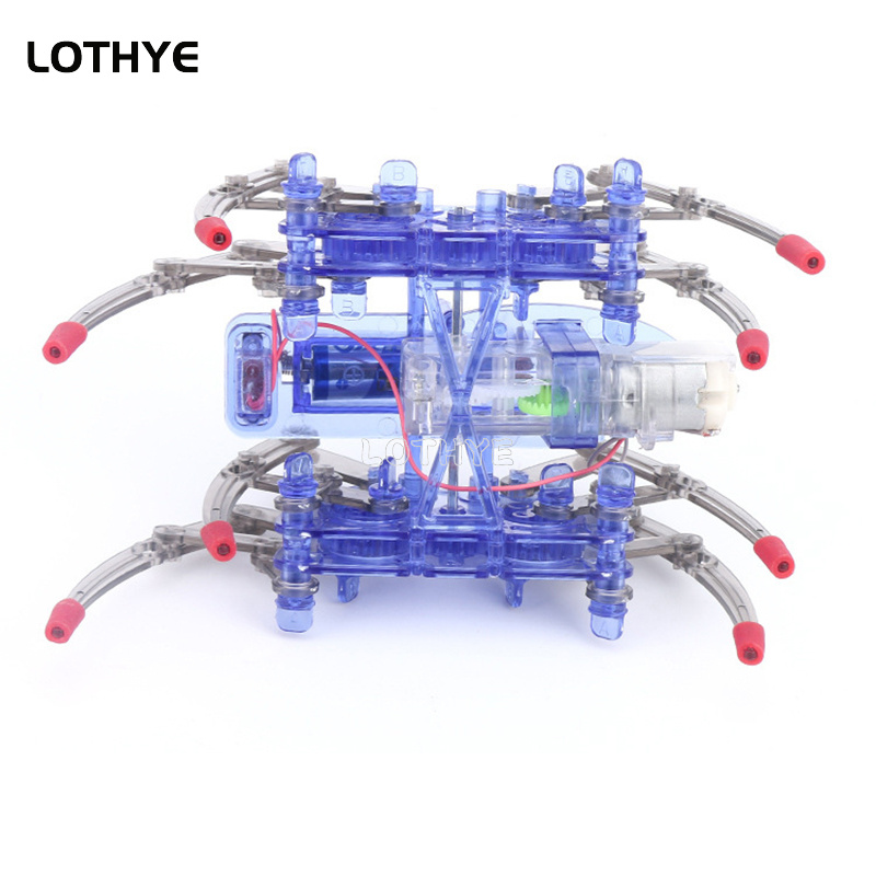 DIY 전기 거미 로봇 퍼즐 장난감 전기 크롤링 동물  - Diy Electronics Gifts 리뷰 및 가격