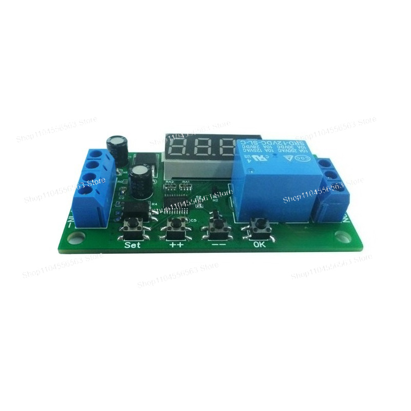 다기능 펄스 카운터 스위치 조정 가능한 타이머 지연 켜 - Relay Module 5V 리뷰 및 가격