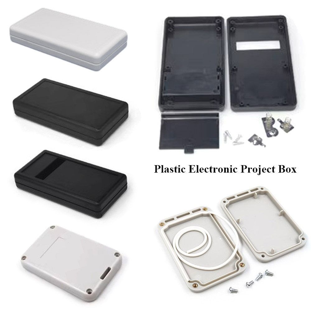 4가지 크기 DIY ABS 플라스틱 기기 케이스 방수  - Diy Box Electronics Mall 리뷰 및 가격