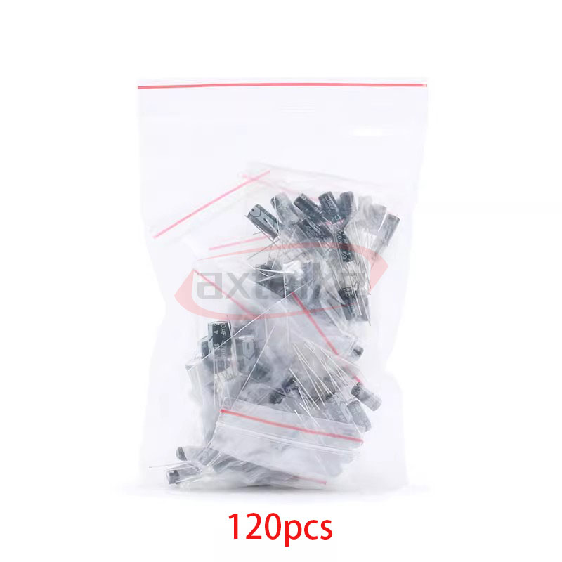 120/200/500pcs 방사형 커패시터 세트 12  - Capacitor Kit Assortment 리뷰 및 가격