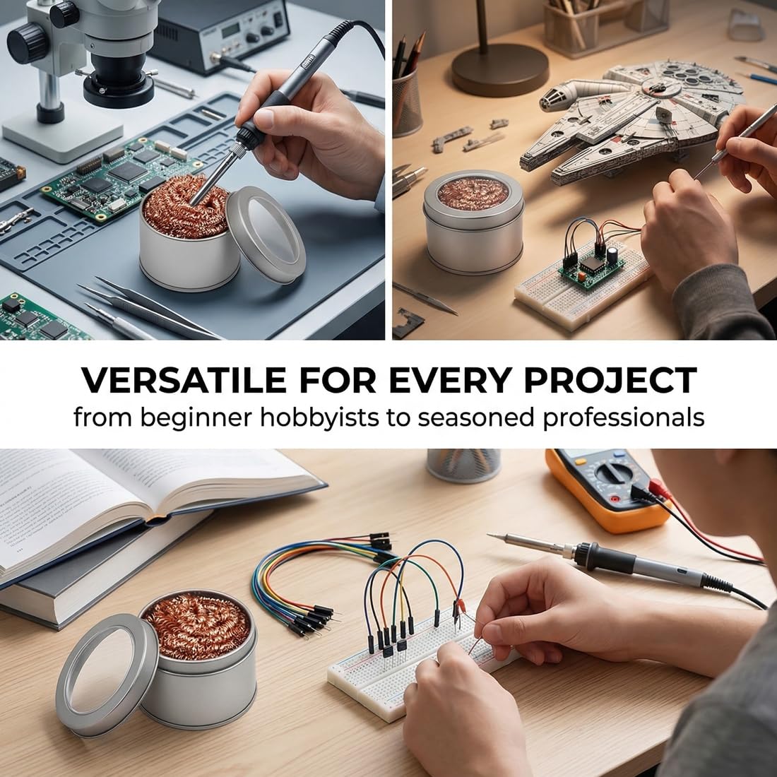 전자제품 수리용 납땜 스테이션 구리 와이어 팁 클리너  - Diy Soldering Station No Electronics 리뷰 및 가격
