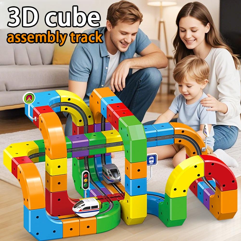 DIY 조립 마법 트랙 기차 블록 레일 자동차 미로 교 - Diy Electronics Toys 리뷰 및 가격