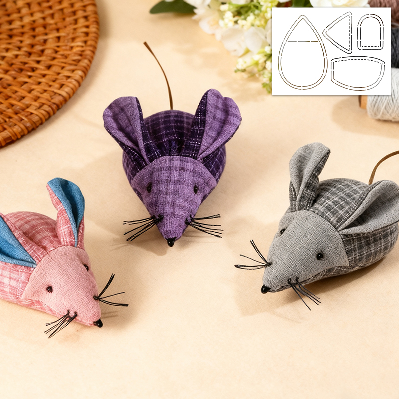 YOMDID 1개 수제 쥐 바느질 템플릿 DIY 쥐 패 - Diy Mouse Electronics 리뷰 및 가격