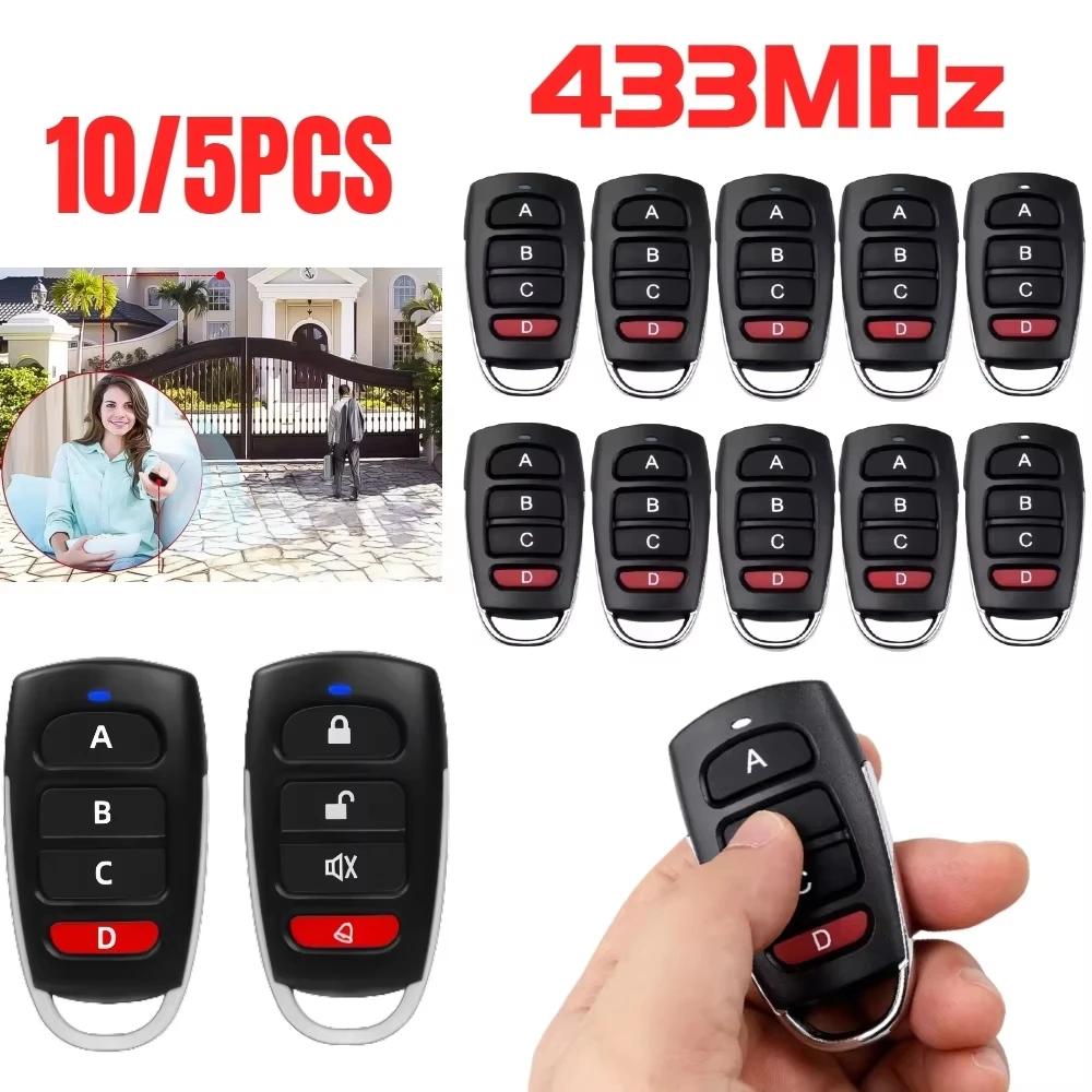 10/5개 ABCD / 잠금 해제 4버튼 433MHz  - Diy Electronics Button 리뷰 및 가격