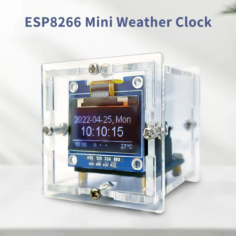 ESP8266 미니 날씨 시계 WIFI 디지털 시계 D - Diy Soldering Station No Electronics 리뷰 및 가격