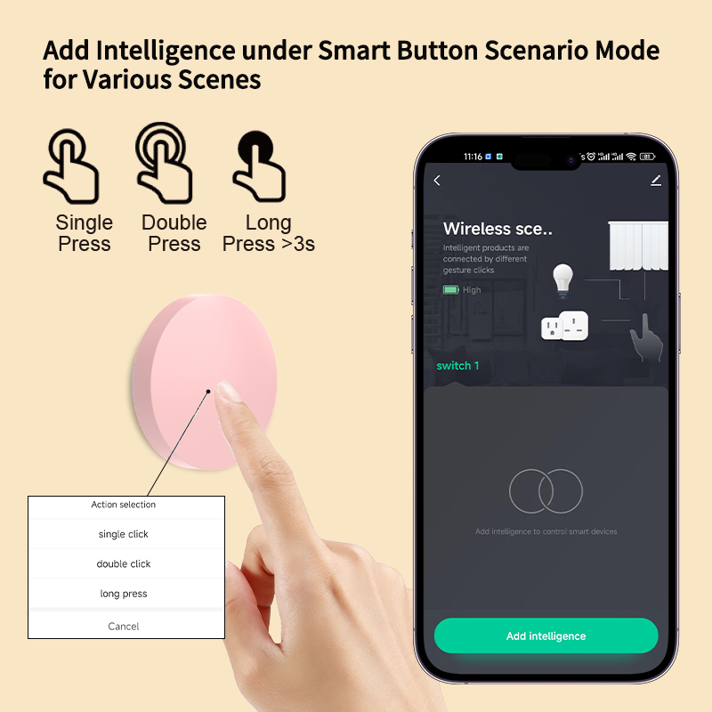 Tuya Smart Life용 ZigBee 스마트 무선 - Diy Electronics Button 리뷰 및 가격
