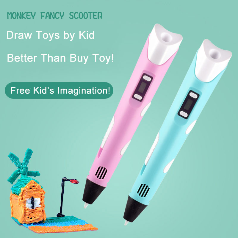 LED 디스플레이가 있는 전자 3D 프린팅 펜, 25M - Diy Electronics Gifts 리뷰 및 가격