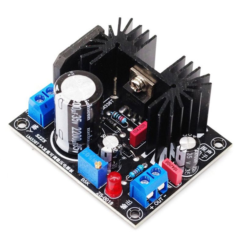 LM338 5A 출력 조정 가능한 선형 조정 전원 공급 - Diy Electronics Supplies 리뷰 및 가격