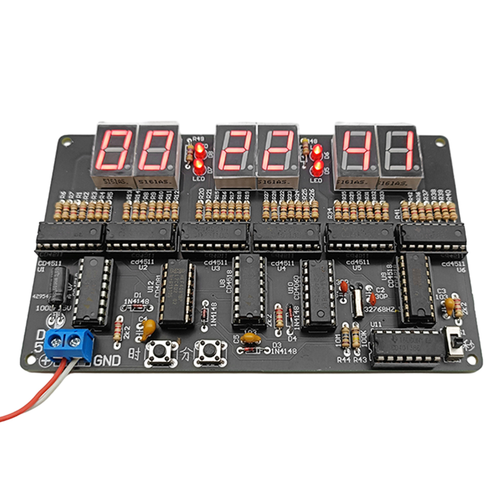24시간 디지털 회로 시계 키트 DIY 납땜 연습 키트 - Electronics Diy Pcb Design Projects 리뷰 및 가격