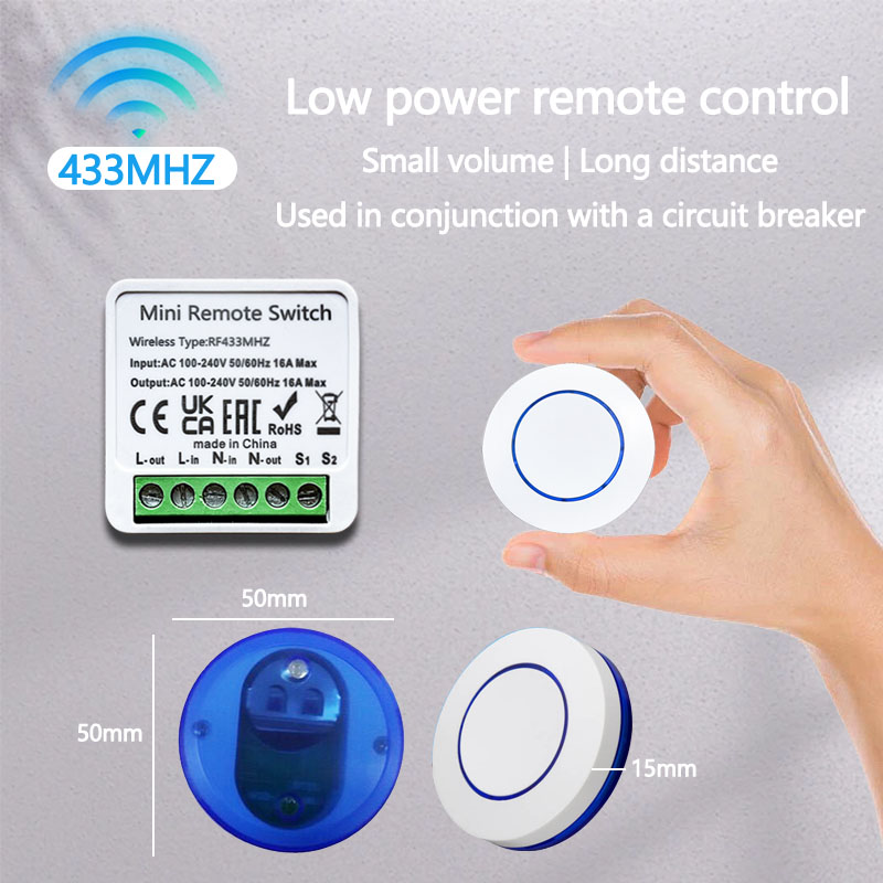 433HMz 무선 조명 스위치 10A 릴레이 수신기 R - Diy Electronics Button 리뷰 및 가격