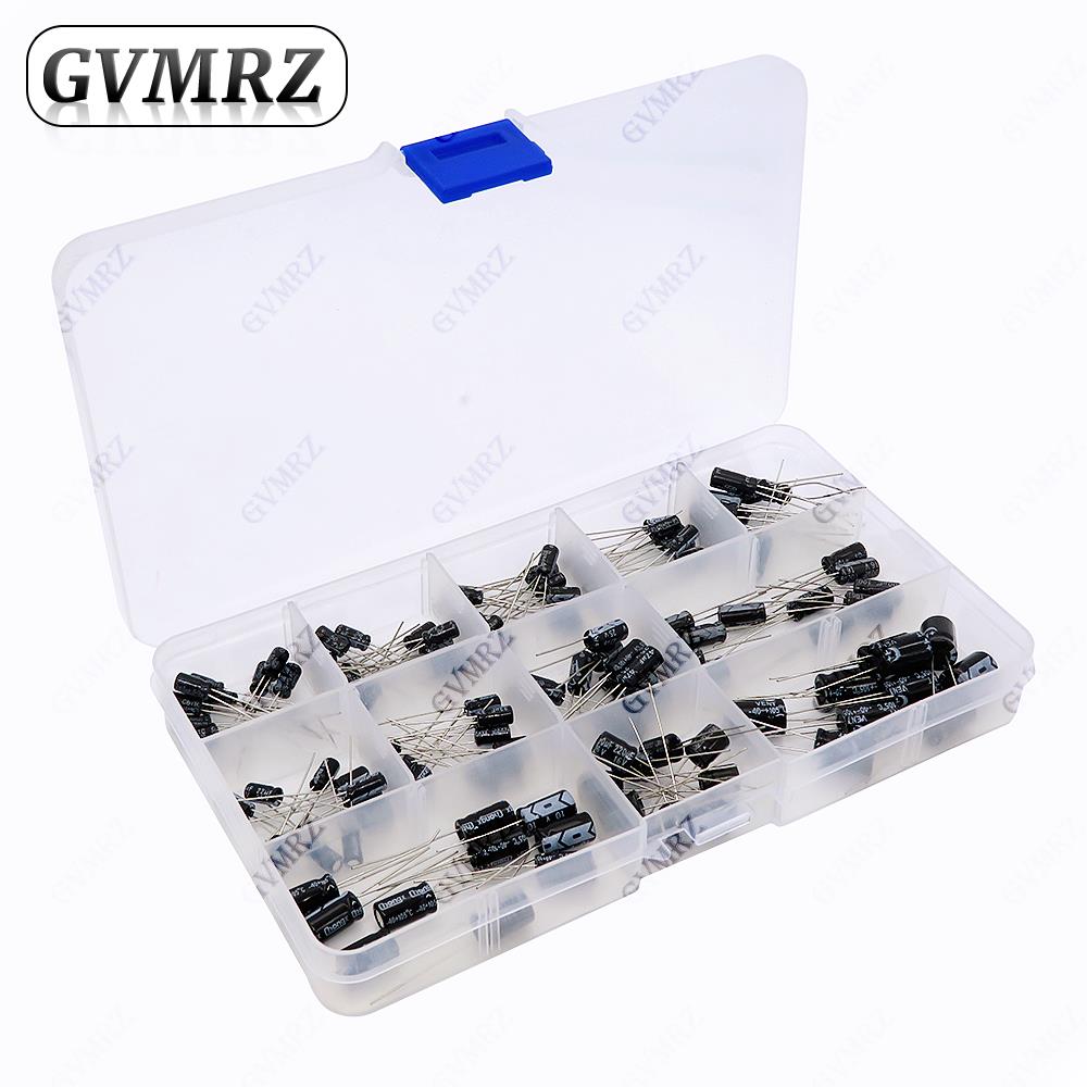 120개/세트 12가지 값 1uF-470uF 알루미늄  - Capacitor Kit Assortment 리뷰 및 가격