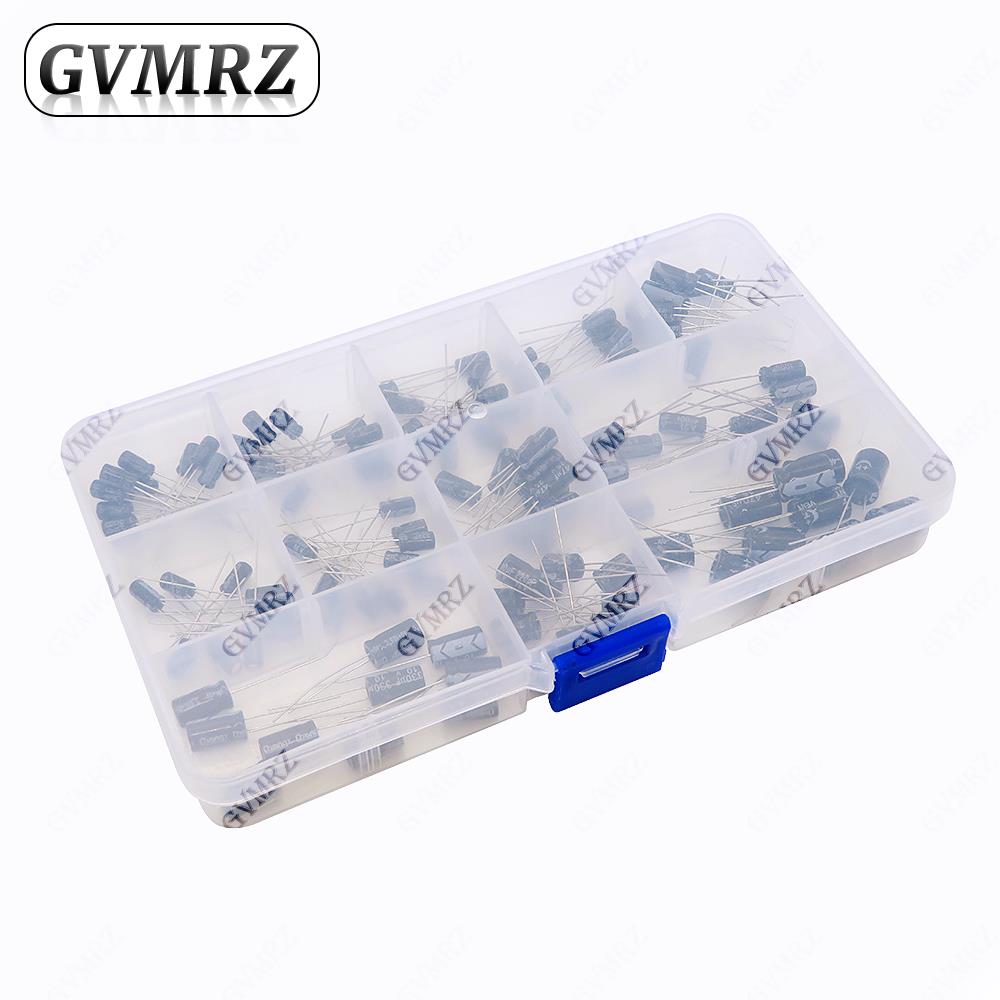 120개/세트 12가지 값 1uF-470uF 알루미늄  - Capacitor Kit Assortment 리뷰 및 가격