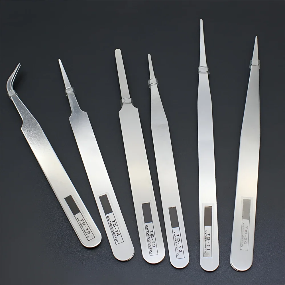 다목적 정밀 핀셋 6Pcs 정전기 방지 스테인레스 스틸 - Diy Electronics Tools 리뷰 및 가격