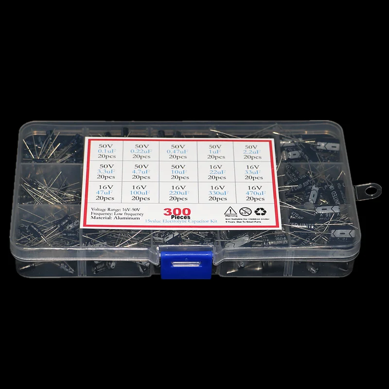 전해질 캐패시터 조합 모듬 키트 세트, 15 가지 유형 - Capacitor Kit Assortment 리뷰 및 가격