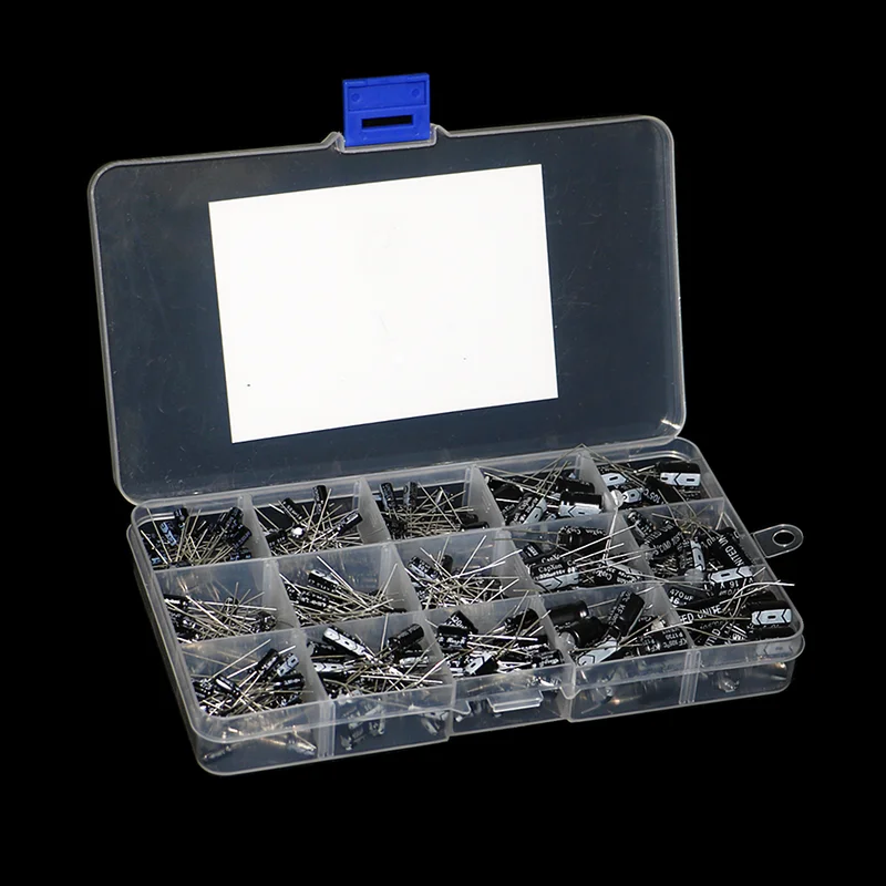 전해질 캐패시터 조합 모듬 키트 세트, 15 가지 유형 - Capacitor Kit Assortment 리뷰 및 가격