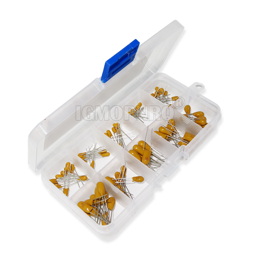 100PCS 10Value * 10Pcs 16V 탄탈륨 - Capacitor Kit Assortment 리뷰 및 가격