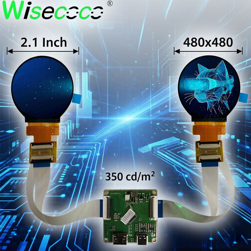 2.1인치 듀얼 IPS 라운드 디스플레이 480x480 - Diy Electronic Components 리뷰 및 가격