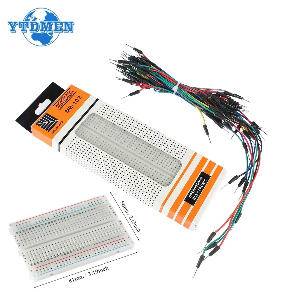 MB-102 브레드보드 400 830 포인트 솔더리스  - Breadboard Jumper Wire 리뷰 및 가격