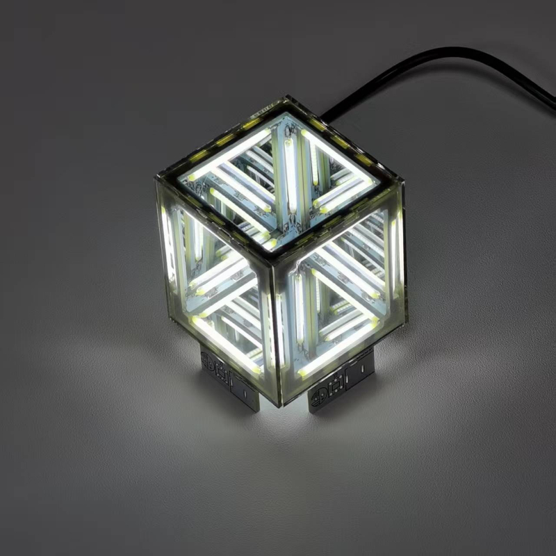 전자 DIY 엔지니어링 4차원 공간 슈퍼큐브 창의적 심 - Diy Electronics Gifts 리뷰 및 가격