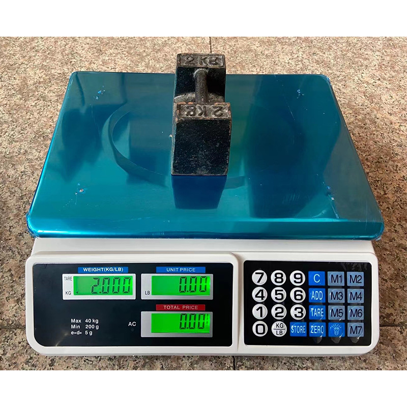 스테인리스 스틸 전자 저울 30KG 충전식 식품 고기  - Diy Electronics Stores 리뷰 및 가격