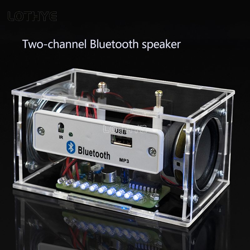 미니 듀얼 채널 블루투스 스피커 오디오 3W * 2 D - Diy Electronic Components 리뷰 및 가격