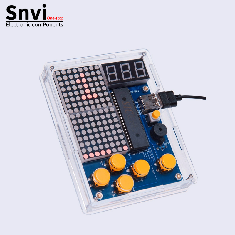 Snvi DIY 픽셀 게임 콘솔 키트 51 MCU 테트 - Diy Box Electronics Mall 리뷰 및 가격