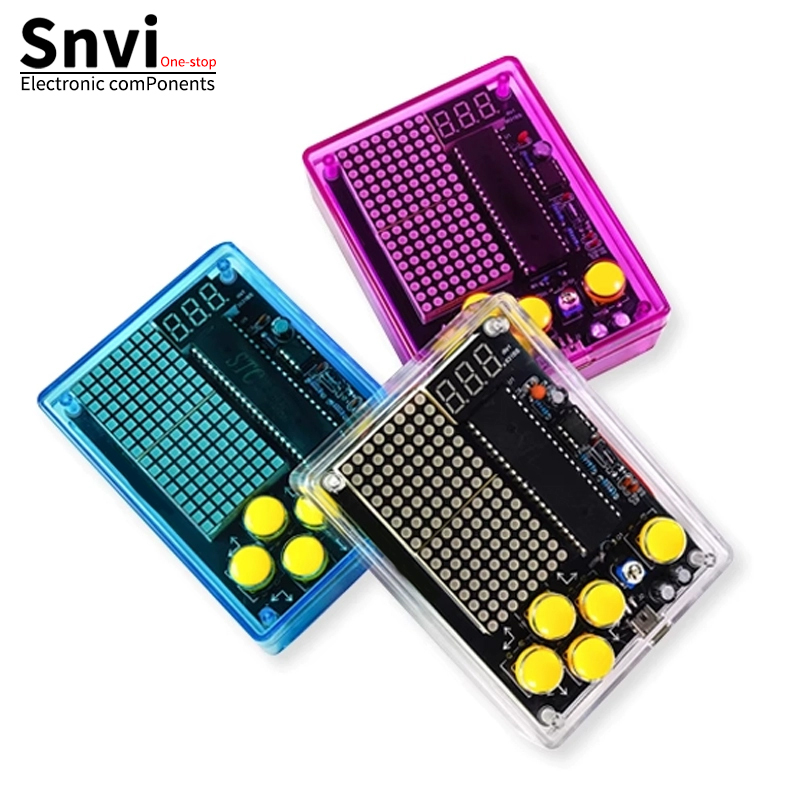 Snvi DIY 픽셀 게임 콘솔 키트 51 MCU 테트 - Diy Box Electronics Mall 리뷰 및 가격
